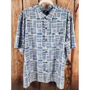 Havana Jim 3XL XXXL Hawaiian Polyester Spandex Floral Casual SS Excellent